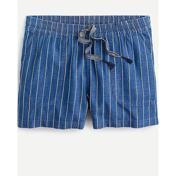 J.Crew Seaside short in indigo stripe shorts - Picture 1 of 10